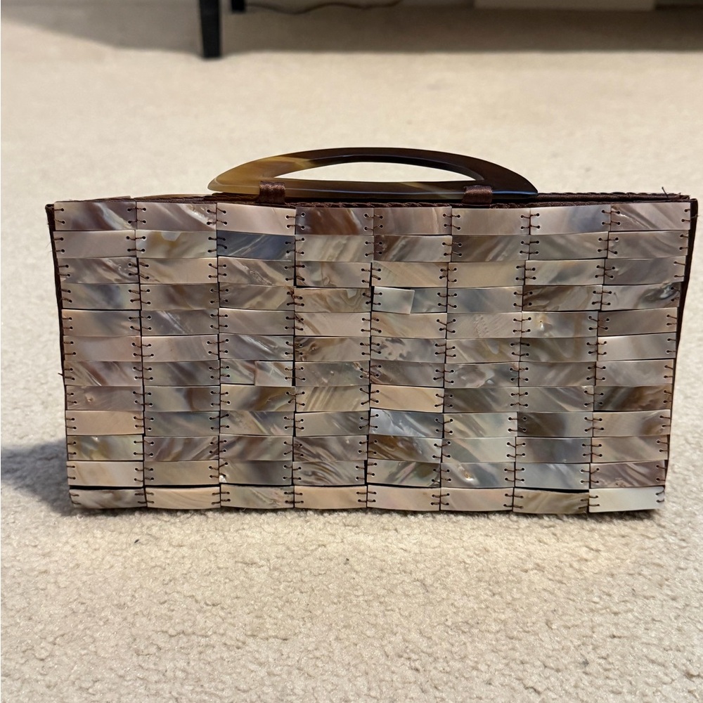 Vintage Mad by Design Mother of Pearl Clutch - Picture 3 of 8